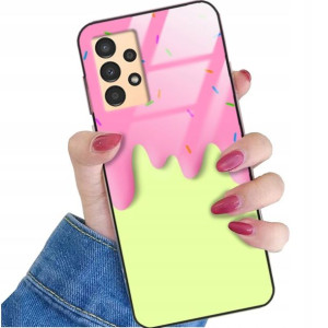 Etui Glass do SAMSUNG A13 4G Case Słodkie Wzory
