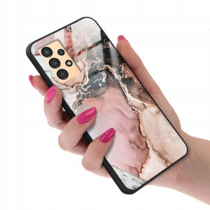 Etui Glass do SAMSUNG A13 4G Marmurki Marble Wzory