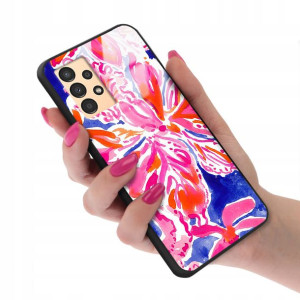 Etui Glass do SAMSUNG A13 4G Wiosenne Flower Wzory