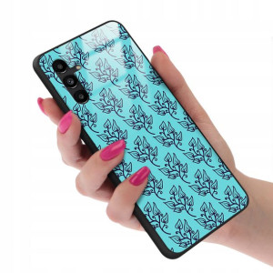 Etui GLASS do SAMSUNG A13 5G Kwiaty Wiosenne Wzory