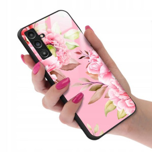Etui Glass do SAMSUNG A14 5G Kwiatowe Spring Wzory