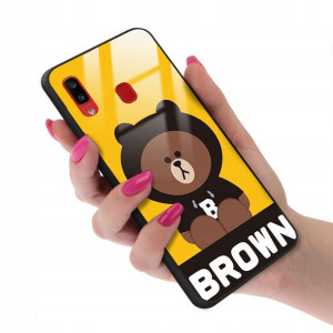 Etui Glass do SAMSUNG A20 Case We Bare Bears Wzory