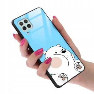 Etui Glass do SAMSUNG A22 4G We Bare Bears Wzory