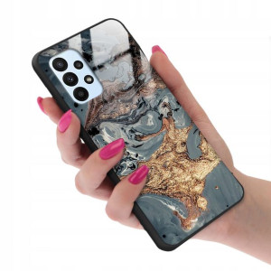Etui Glass do SAMSUNG A23 4G Marmurki Marble Wzory