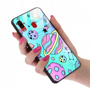 Etui Glass Do SAMSUNG A30 Wakacyjne Modne Wzory