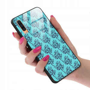 Etui GLASS do SAMSUNG A30s Kwiaty Wiosenne Wzory