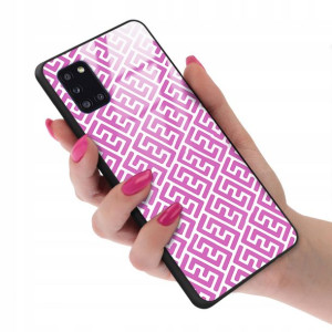 Etui GLASS do SAMSUNG A31 Kwiaty Wiosenne Wzory