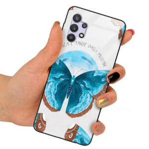 Etui Glass do SAMSUNG A32 4G Motyle Case Top Wzory