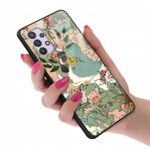 Etui Glass do SAMSUNG A32 5G Case Wakacyjne Wzory