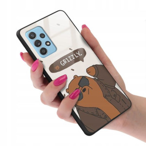 Etui Glass do SAMSUNG A33 5G Bare Bears Top Wzory