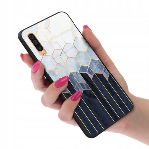 Etui Glass do SAMSUNG A50 Marmurki Marble Wzory
