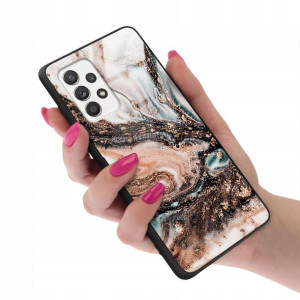 Etui Glass do SAMSUNG A52 4G Marmurki Marble Wzory