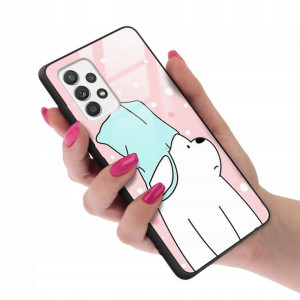 Etui Glass do SAMSUNG A52 5G We Bare Bears Wzory