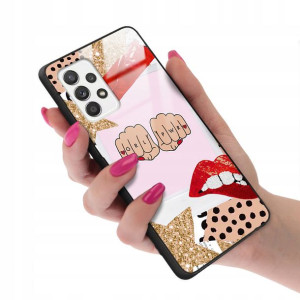 Etui Glass do SAMSUNG A52 Dziewczęce Girl Wzory
