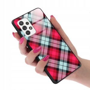 Etui GLASS do SAMSUNG A52s 5G Case Kratka Wzory