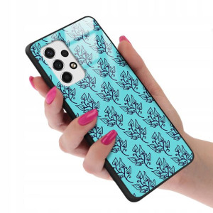Etui GLASS do SAMSUNG A53 5G Kwiaty Wiosenne Wzory