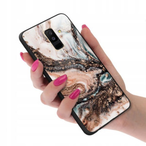 Etui Glass do SAMSUNG A6 PLUS 2018 Marble Wzory