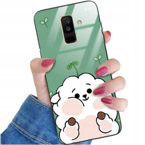Etui Glass do SAMSUNG A6 PLUS 2018 Słodkie Wzory