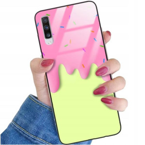 Etui Glass do SAMSUNG A70 Słodkie Dziecięce Wzory