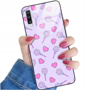 Etui Glass do SAMSUNG A70S Słodkie Dziecięce Wzory