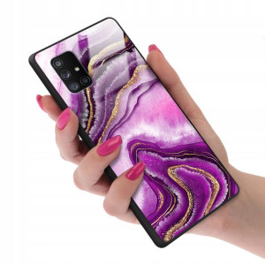 Etui Glass do SAMSUNG A71 5G Marmurki Marble Wzory