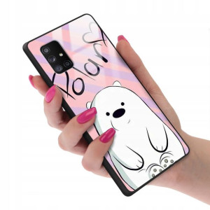 Etui Glass do SAMSUNG A71 5G We Bare Bears Wzory