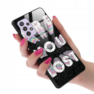 Etui Glass do SAMSUNG A72 Dziewczęce Girl Wzory