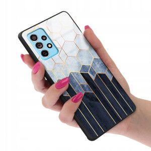 Etui GLASS do SAMSUNG A73 5G Marmurki Marble Wzory