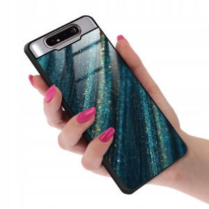 Etui Glass do SAMSUNG A80 Marmurki Marble Wzory