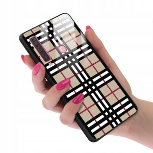 Etui GLASS do SAMSUNG A9 2018 Case Kratka Wzory