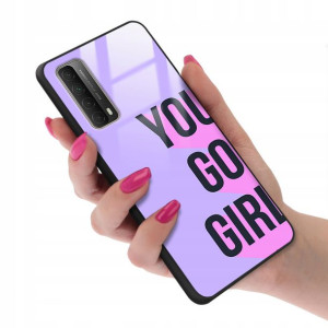 Etui Glass do SAMSUNG A90 5G Kobiece Girl Wzory
