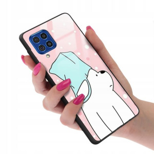 Etui Glass do SAMSUNG F62 Case We Bare Bears Wzory