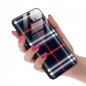 Etui GLASS do SAMSUNG J4 PLUS 2018 Kratka Wzory