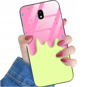 Etui Glass do SAMSUNG J7 2017 Case Słodkie Wzory
