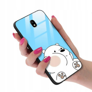 Etui Glass do SAMSUNG J7 2017 We Bare Bears Wzory