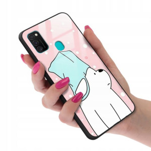 Etui Glass do SAMSUNG M21 Case We Bare Bears Wzory