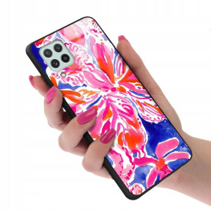 Etui Glass do SAMSUNG M22 4G Wiosenne Flower Wzory