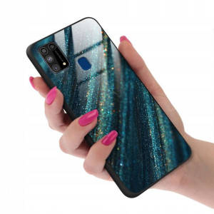Etui Glass do SAMSUNG M31 Marmurki Marble Wzory