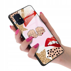 Etui Glass do SAMSUNG M31S Dziewczęce Girl Wzory