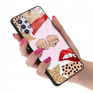 Etui Glass do SAMSUNG M32 5G Dziewczęce Girl Wzory