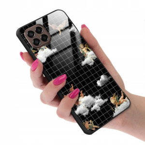 Etui Glass do SAMSUNG M33 5G Angel ANIOŁKI Wzory