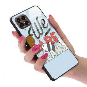 Etui Glass do SAMSUNG M33 5G Bare Bears Top Wzory