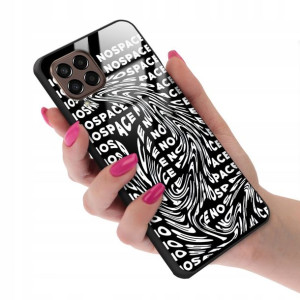 Etui Glass do SAMSUNG M33 5G No Space Black Wzory