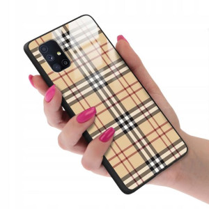 Etui GLASS do SAMSUNG M51 Kratka Pattern Top Wzory