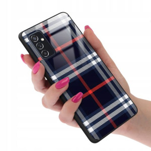 Etui GLASS do SAMSUNG M52 5G Kratka Pattern Wzory