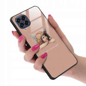 Etui Glass do SAMSUNG M53 5G Angel ANIOŁKI Wzory