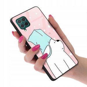 Etui Glass do SAMSUNG M62 Case We Bare Bears Wzory