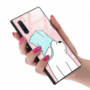 Etui Glass do SAMSUNG NOTE 10 We Bare Bears Wzory