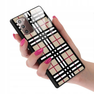 Etui GLASS do SAMSUNG NOTE 20 Case Kratka Wzory