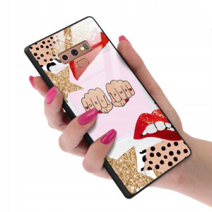 Etui Glass do SAMSUNG NOTE 9 Dziewczęce Girl Wzory